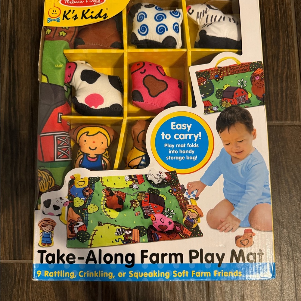 Melissa & Doug Plush Farm Animal Learning Set